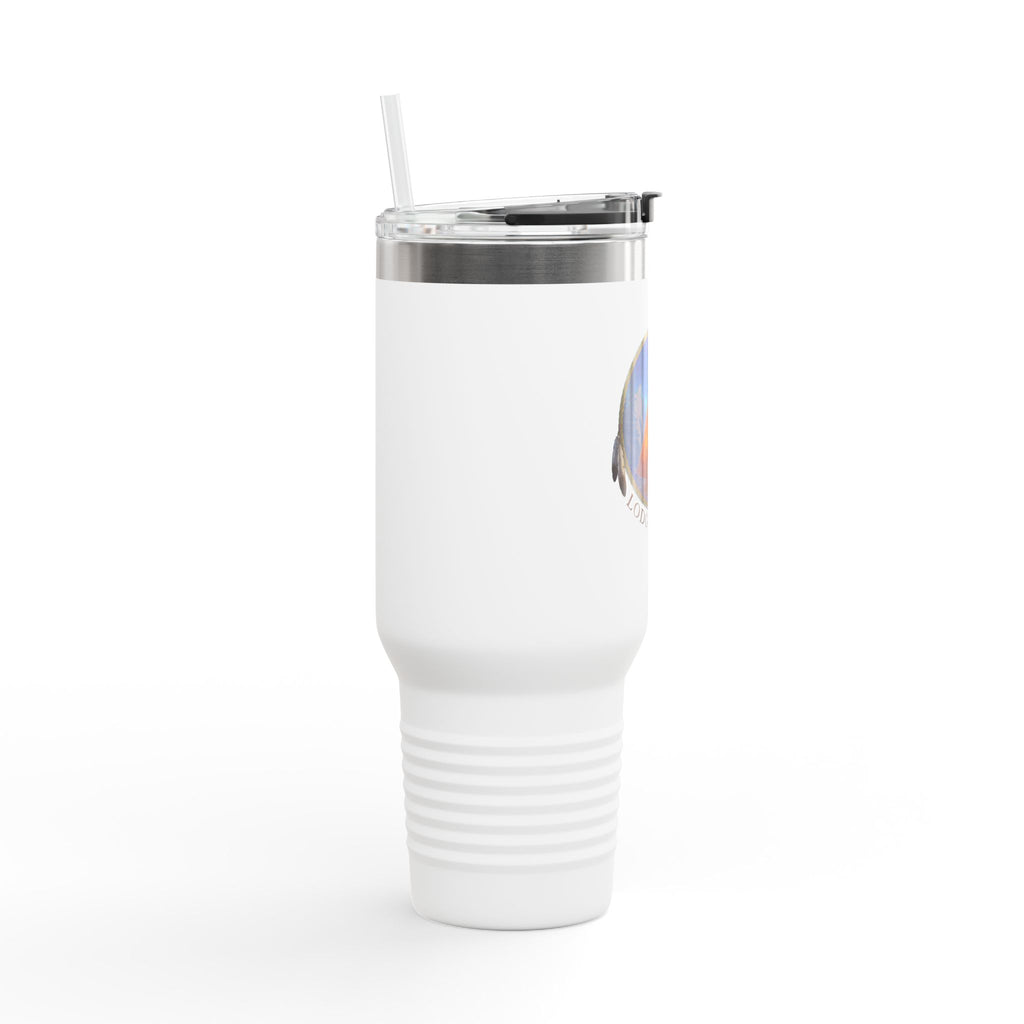40oz Insulated Travel Mug – Lodge Tales The Original Storytellers Design