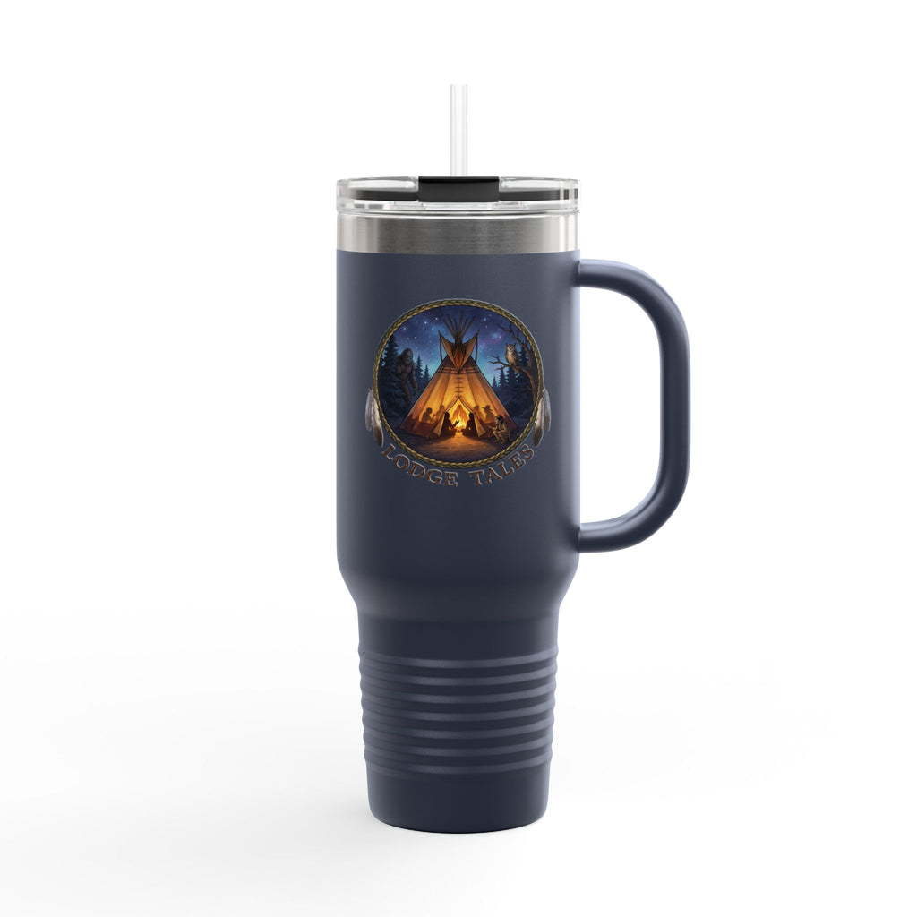 40oz Insulated Travel Mug – Lodge Tales The Original Storytellers Design
