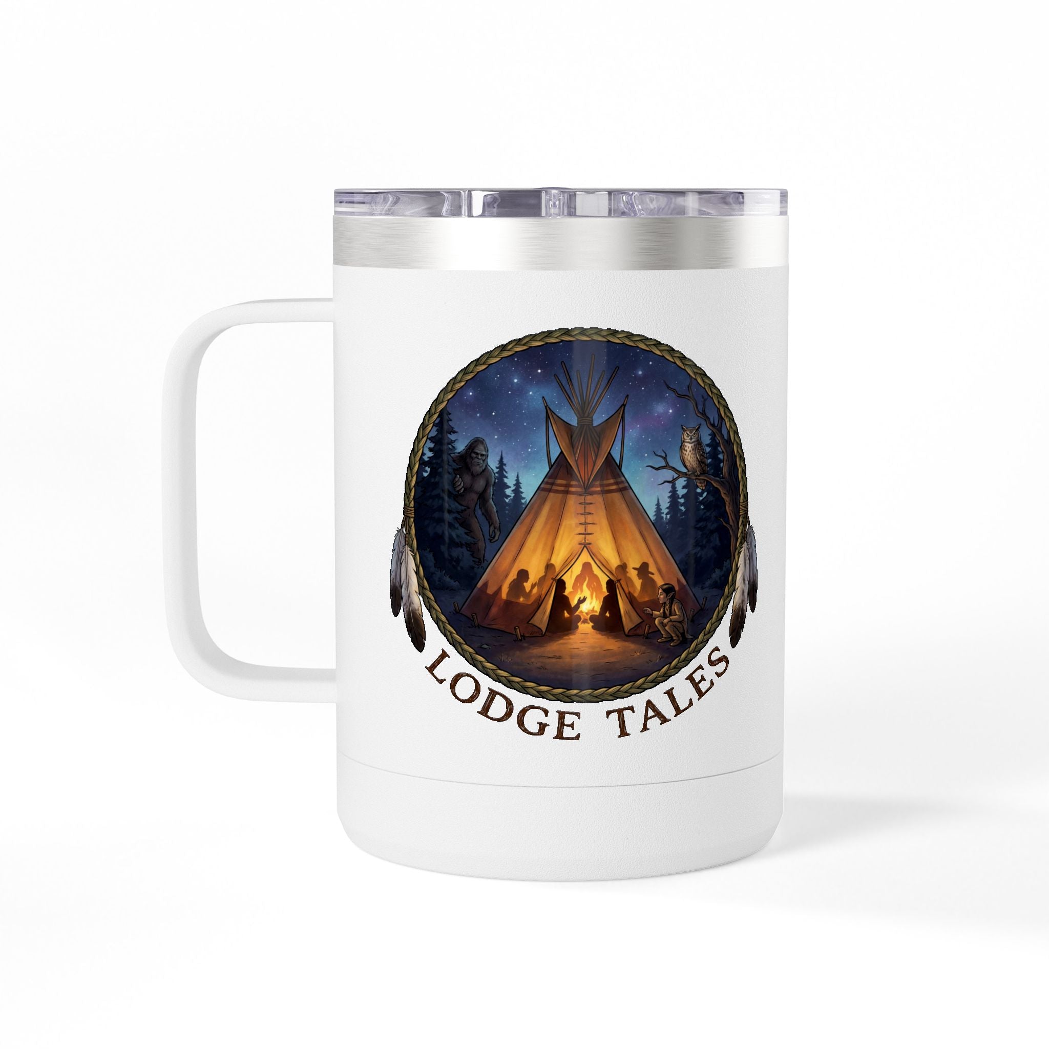 Lodge Tales - The Original Storytellers 15oz Travel Mug