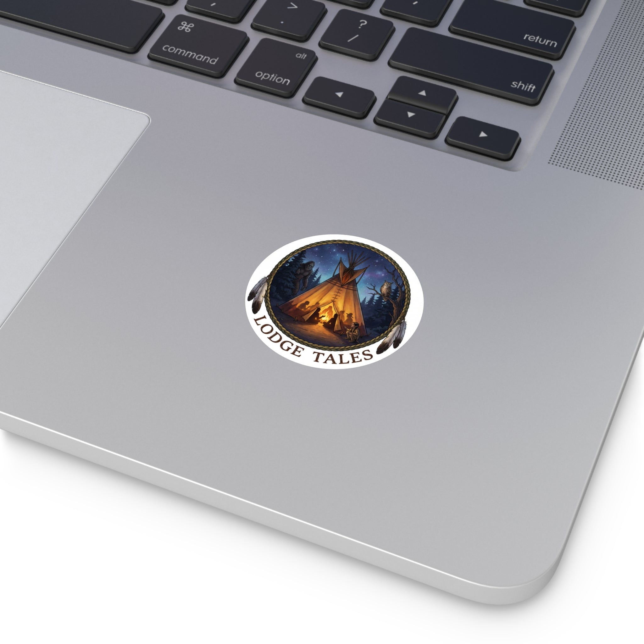 Sticker — "Lodge Tales"  The Original Storytellers