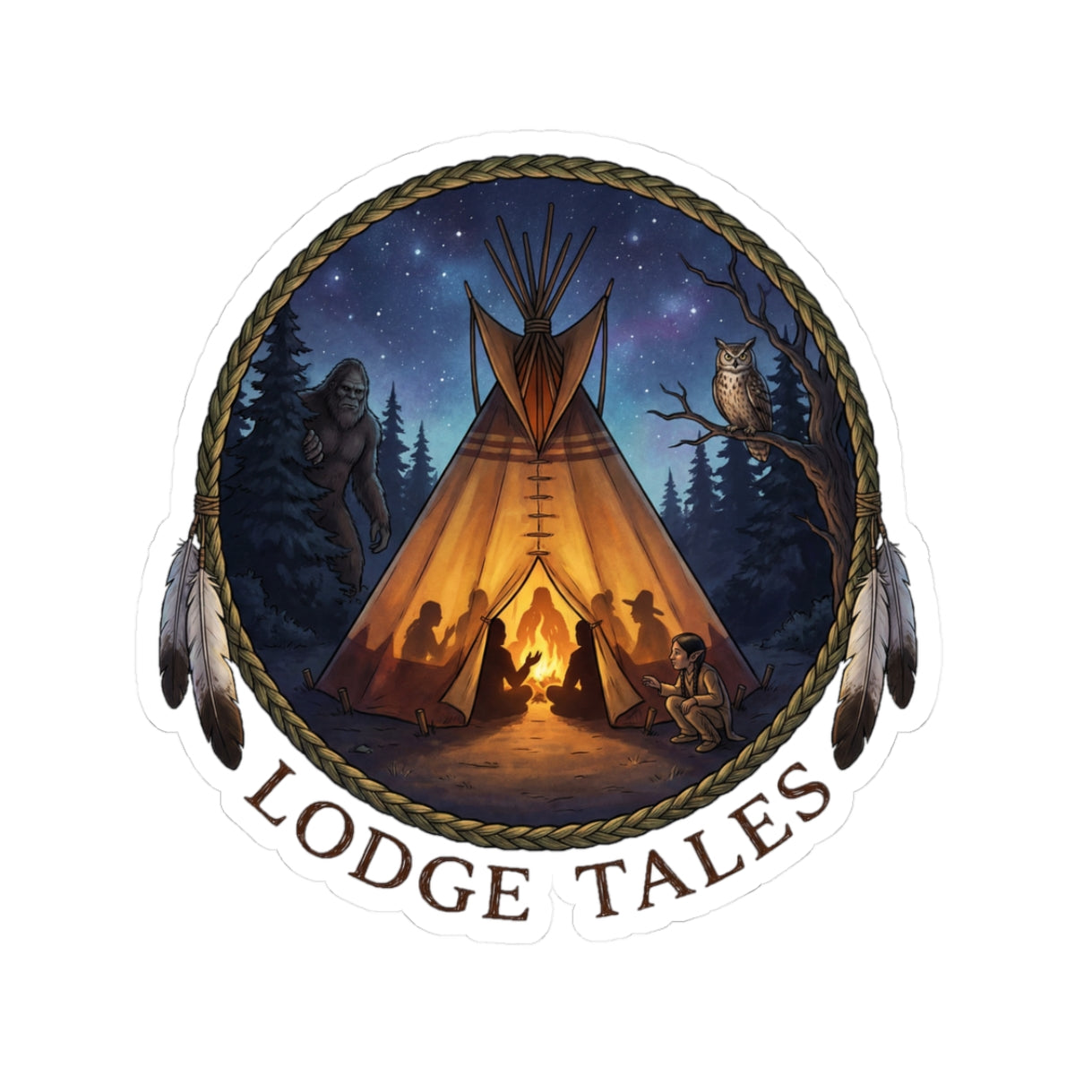 Lodge Tales Sticker — The Original Storytellers